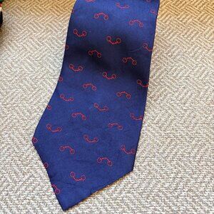 Vintage Silk Equestrian Tie by Dominique France